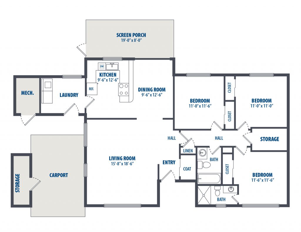 Hunley Park 3 Bedroom Type 3EA