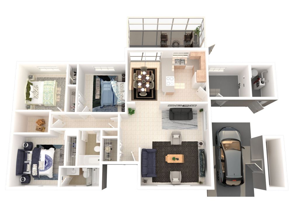 Hunley Park 3 Bedroom Type 3EB
